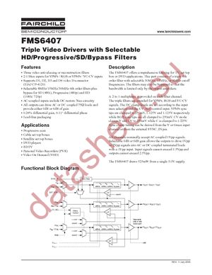 FMS6407MTC20 datasheet  